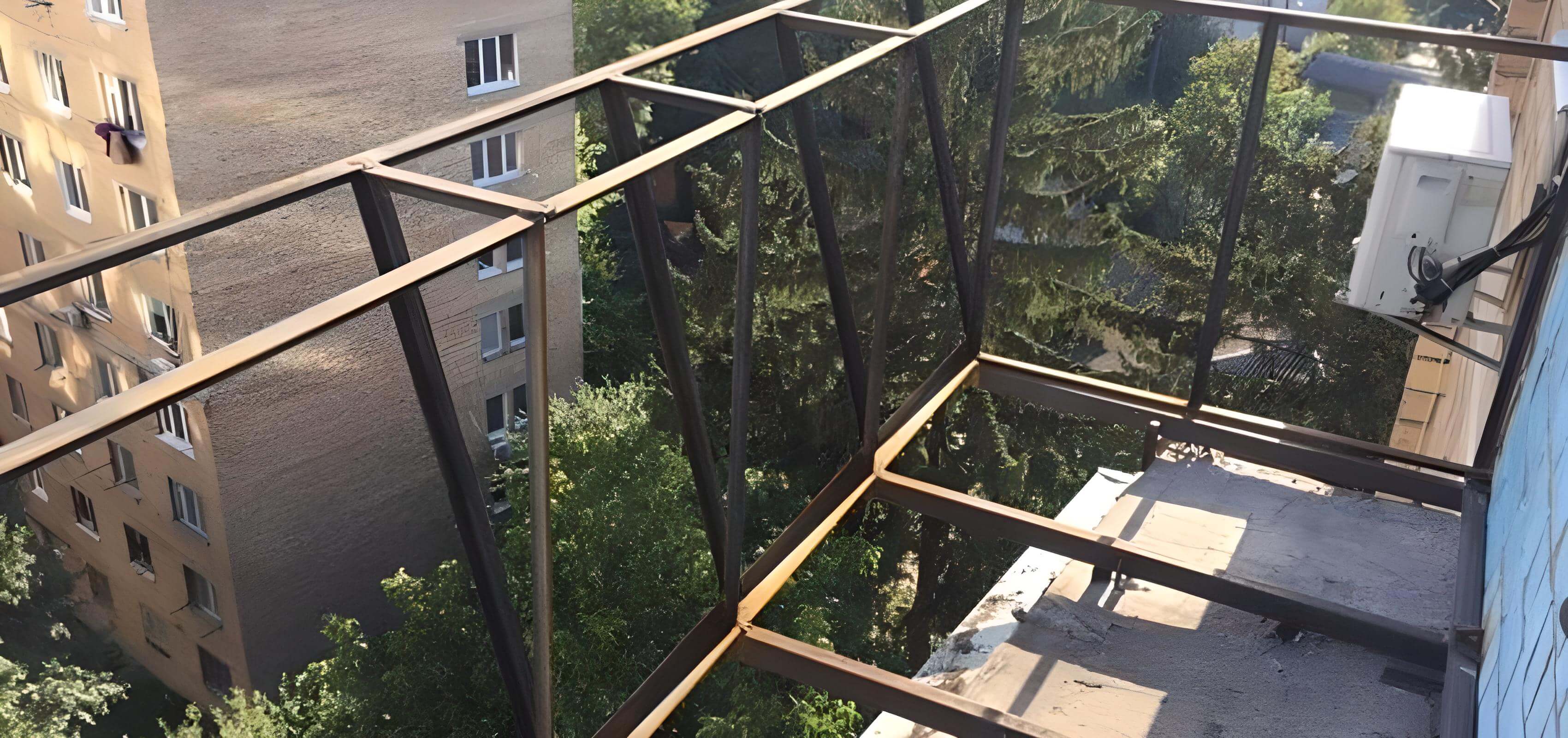 Балкон под ключ с выносом на Куреневке
