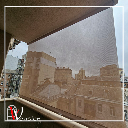 Маркиза на балкон Refleksol. г. Киев, ул. Сечевых стрельцов 
